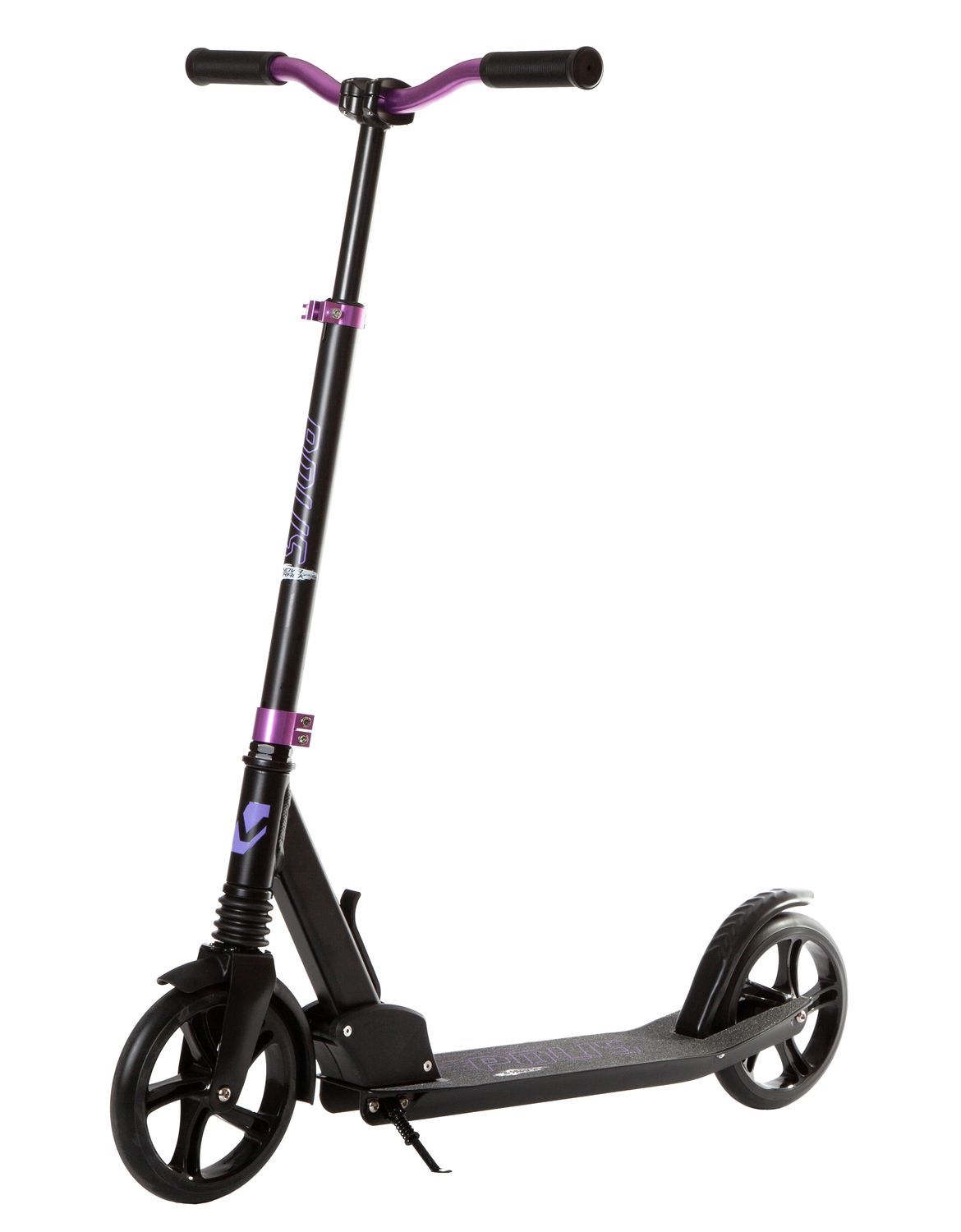 Самокат для детей NOVATRACK POLIS 160FS алюминий, передний амортизатор, складной, синий