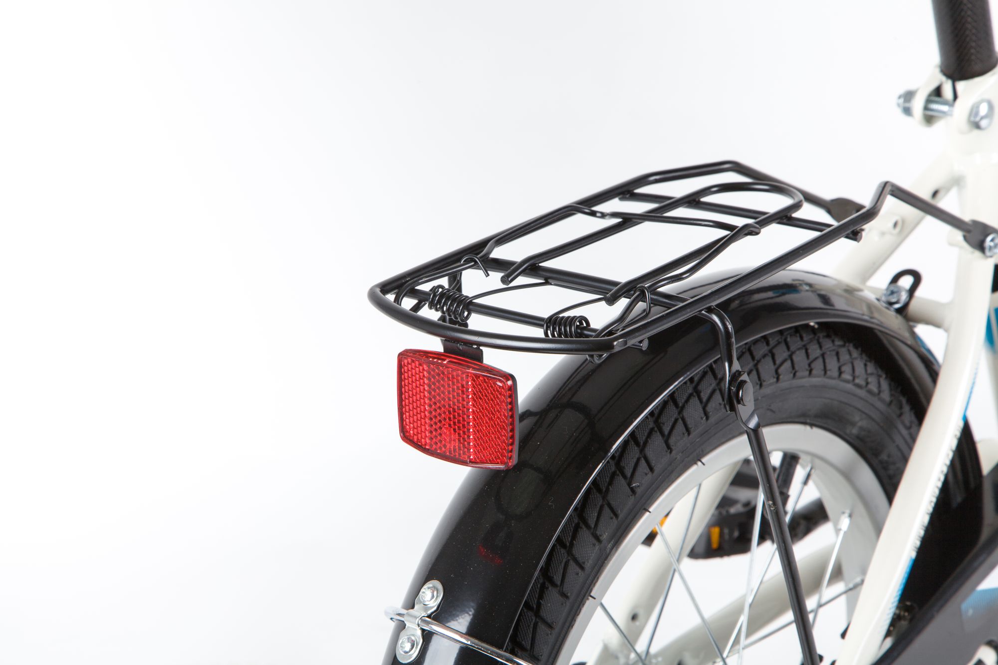 Велосипед NOVATRACK 16" FOREST белый, тормоз нож, крылья, багажник, полная защ.цепи