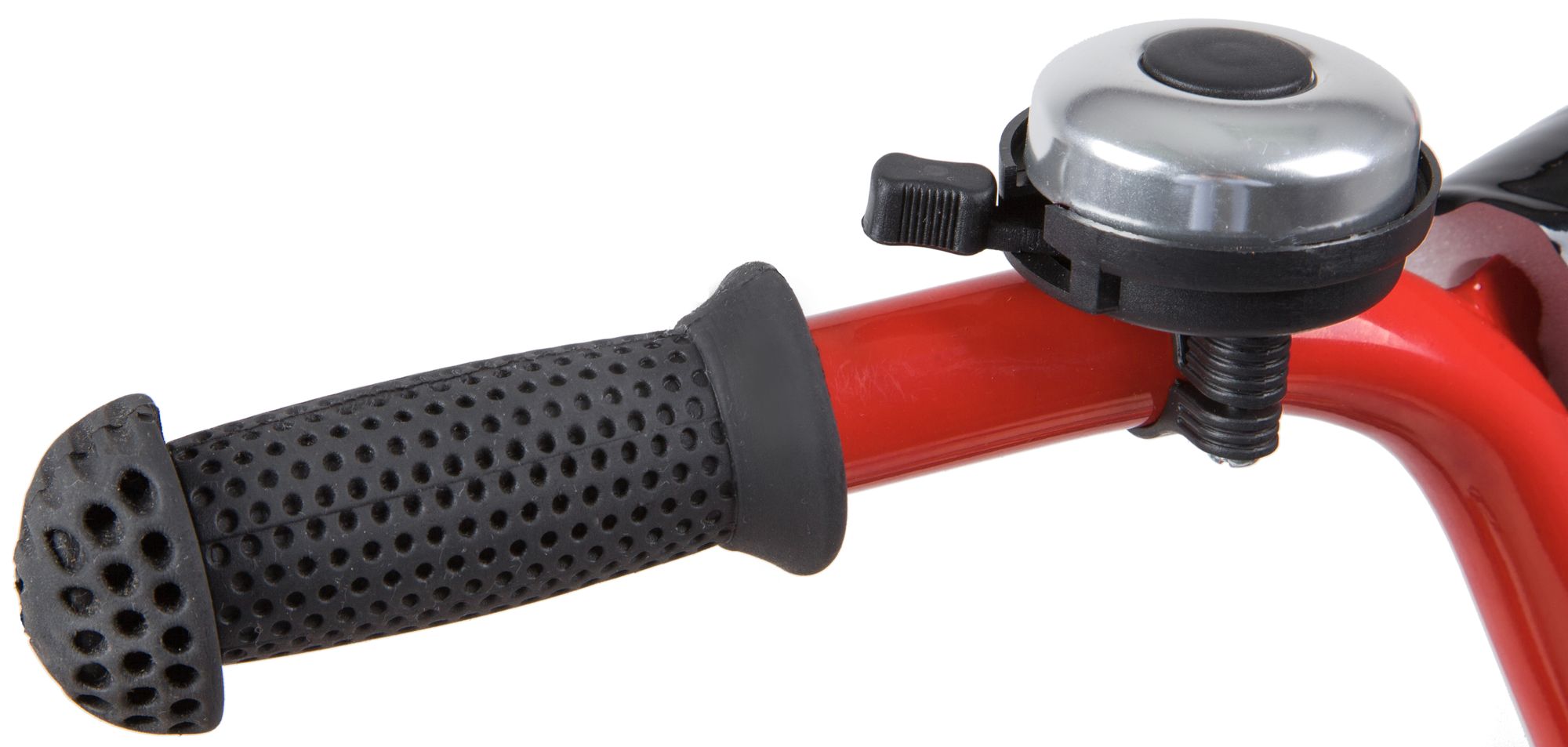 Велосипед NOVATRACK 16" STRIKE черный-красный, тормоз нож, крылья корот, полная защита цепи#139650