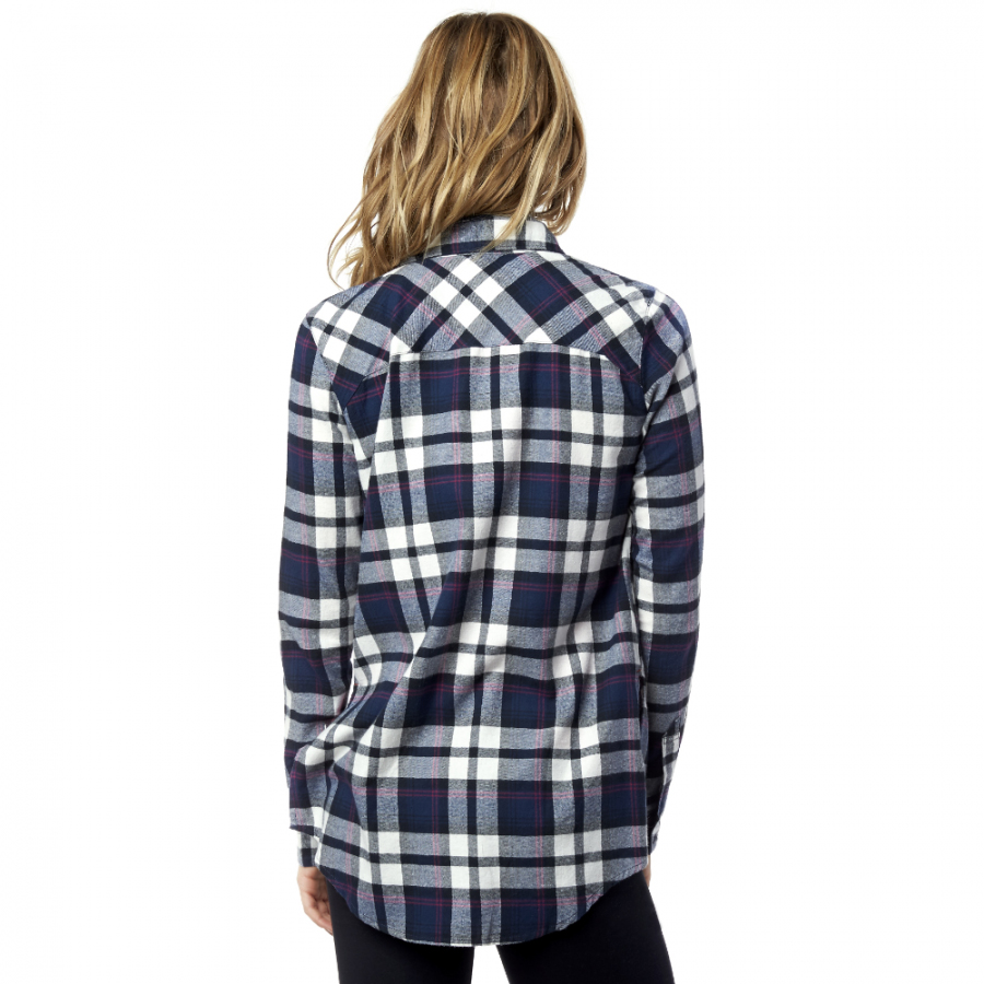 Рубашка женская Fox Flown LS Flannel Indigo