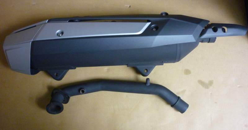 Глушитель в сборе SYM