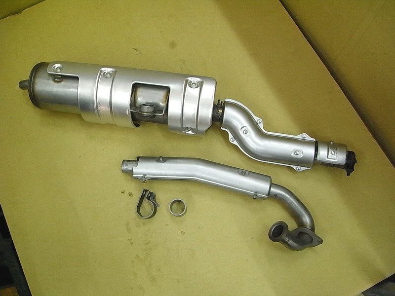 Труба выхлопная в сборе SYM ATV 600