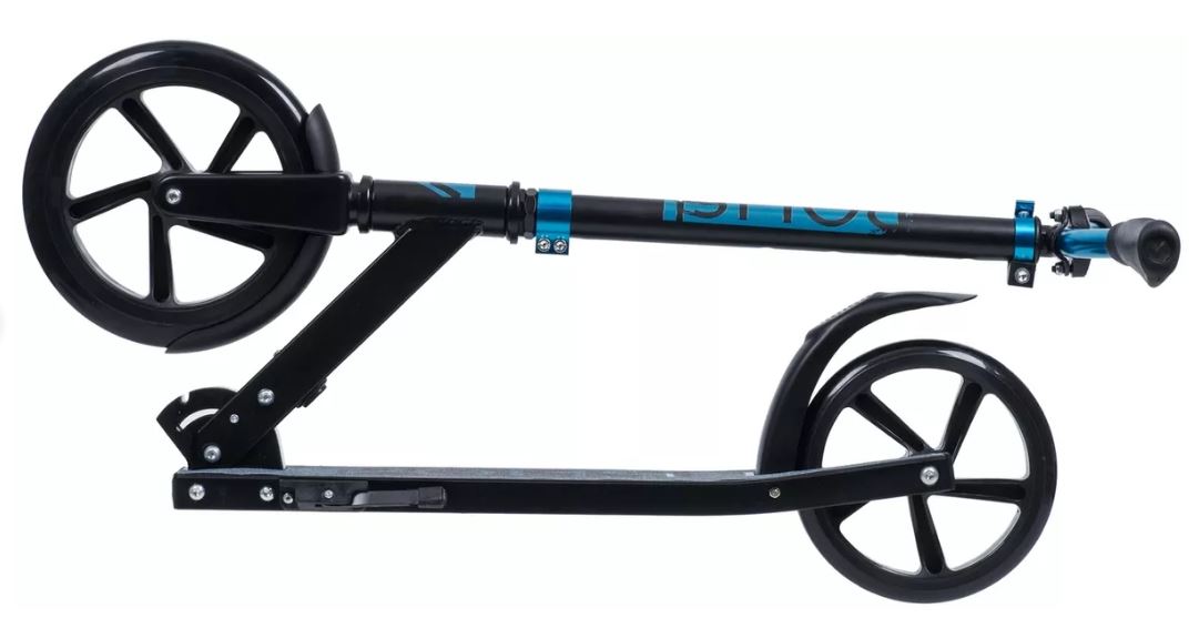 Самокат для детей NOVATRACK POLIS 200FS алюминий, передний амортизатор, складной, синий