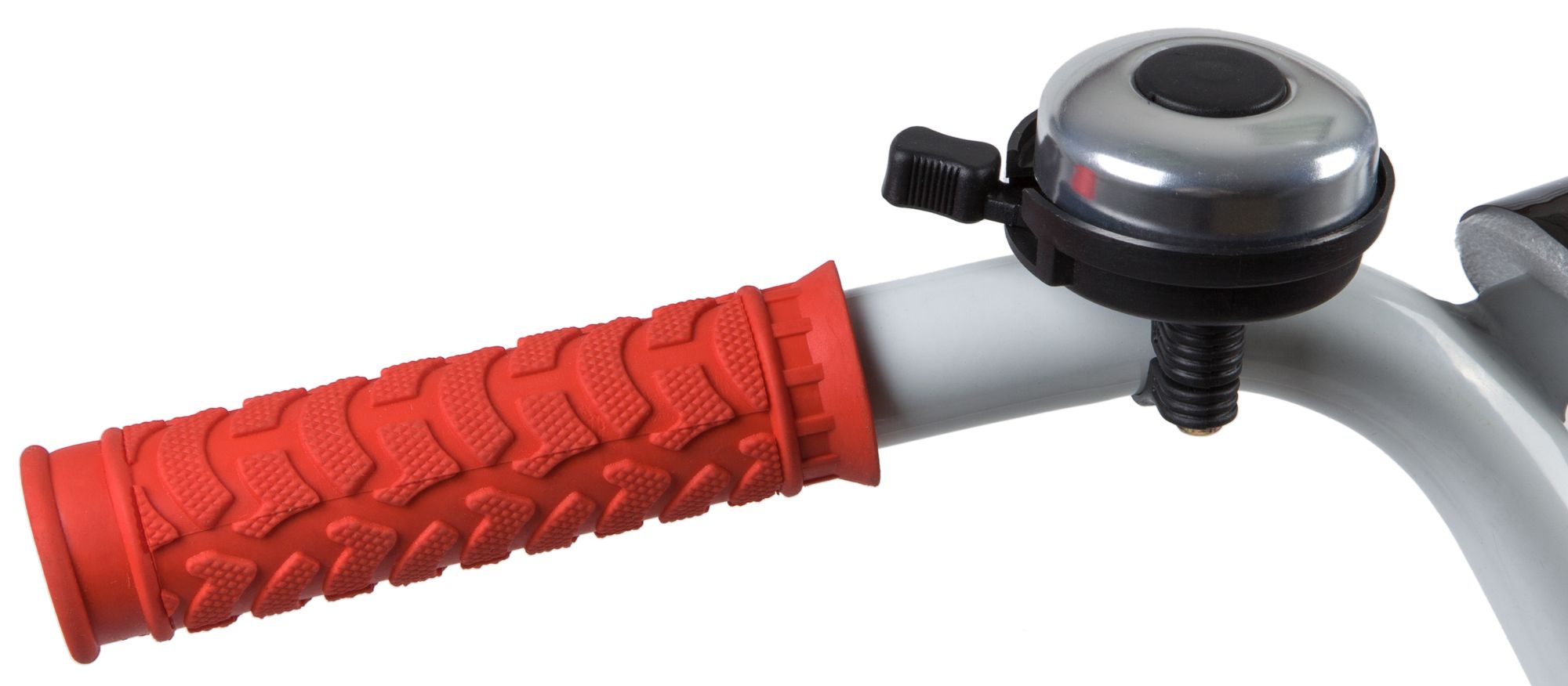 Велосипед NOVATRACK 20" STRIKE белый-красный, тормоз нож, крылья корот, защита А-тип#139704