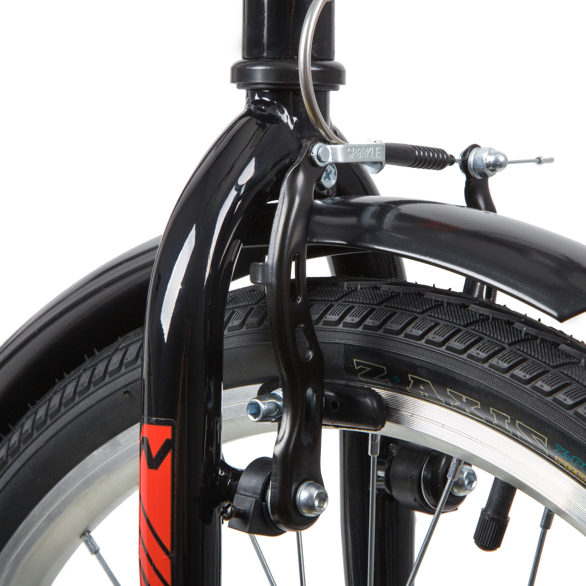 Велосипед NOVATRACK 20" складной, TG 30, черный, передний тормоз V-Brake задний ножной, багажник, кр