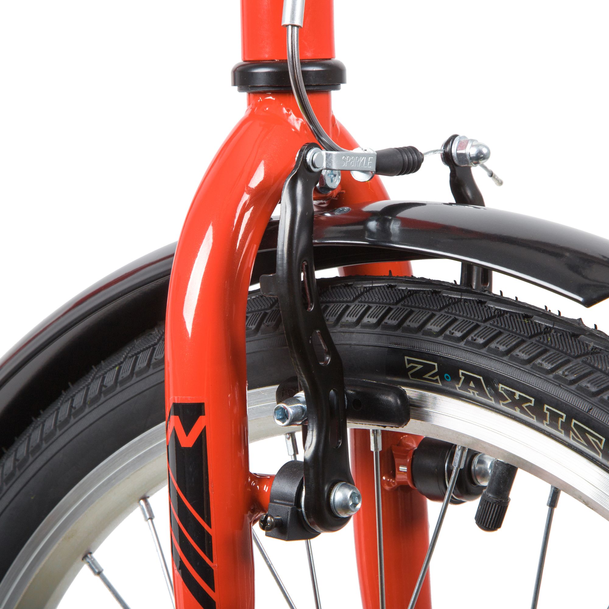 Велосипед NOVATRACK 20" складной, TG30, красный, тормоз 1 руч. и нож.,двойной обод,