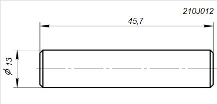Палец поршневой BSE 1P60FMJ YX150