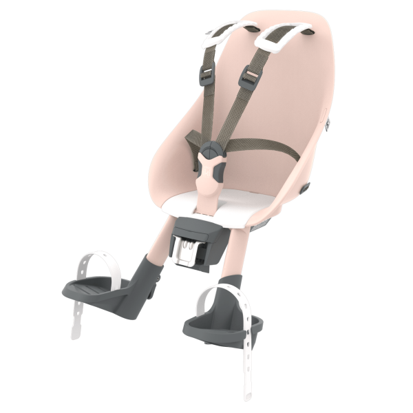 Urban Iki Фронтальное детское кресло + Compact Adapter, Sakura Pink/Shinju White, до 15кг