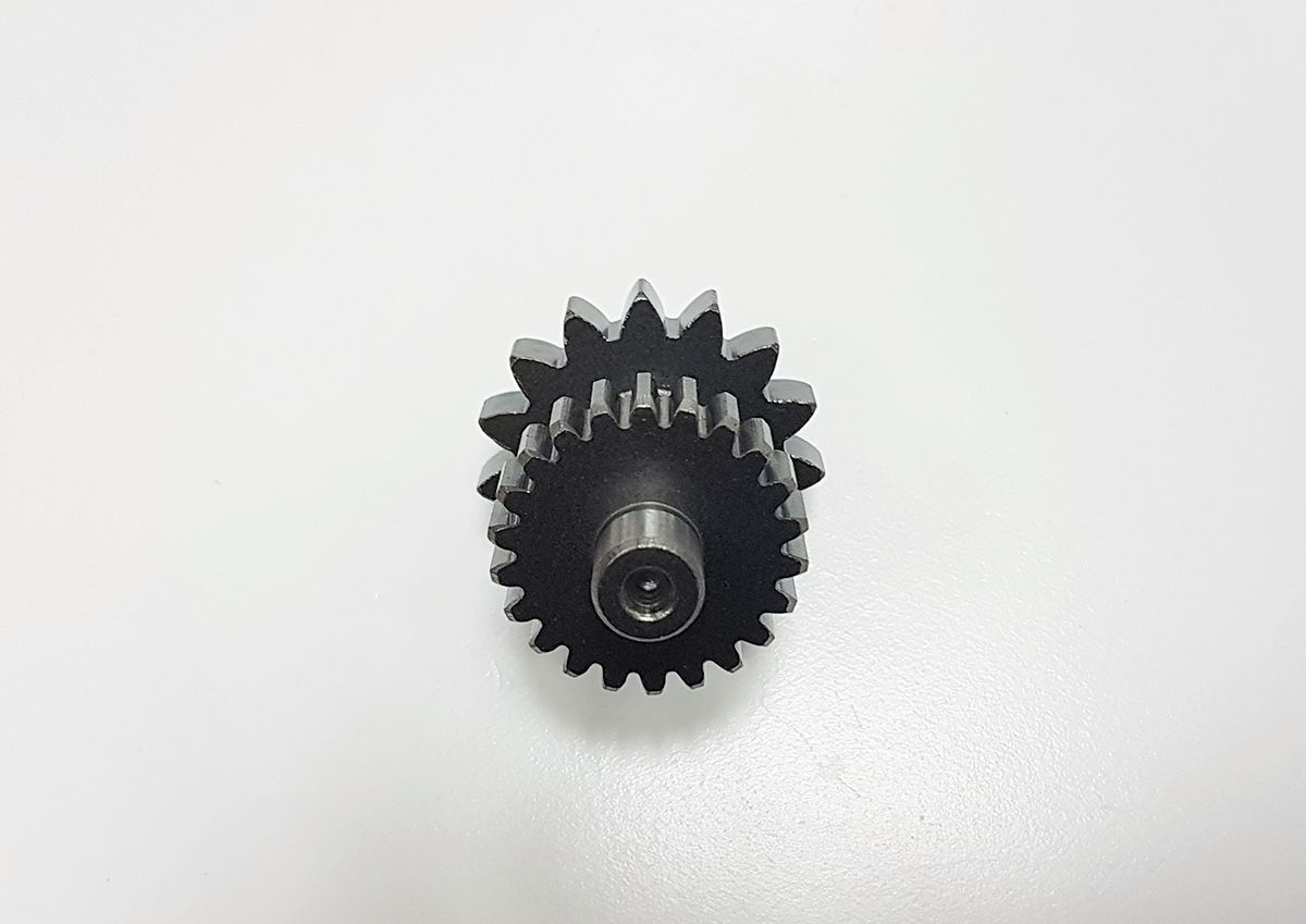 Вал редуктора стартера два колеса 2 (15/22) [100202634] BSE ZS166FMM ZS169FMM