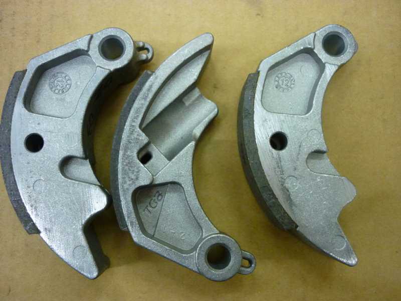 Колодка сцепления 3шт SYM