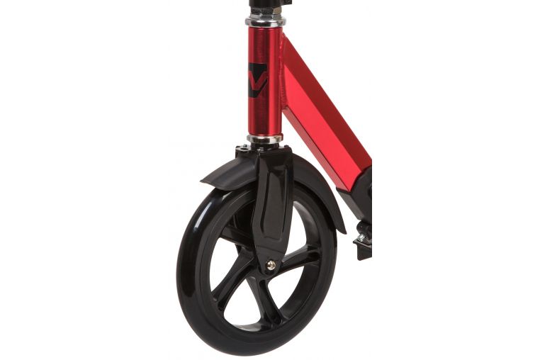 Самокат для детей NOVATRACK DEFT алюм., колеса 230*180 мм PU, оригинальная рама, эргономич., красный
