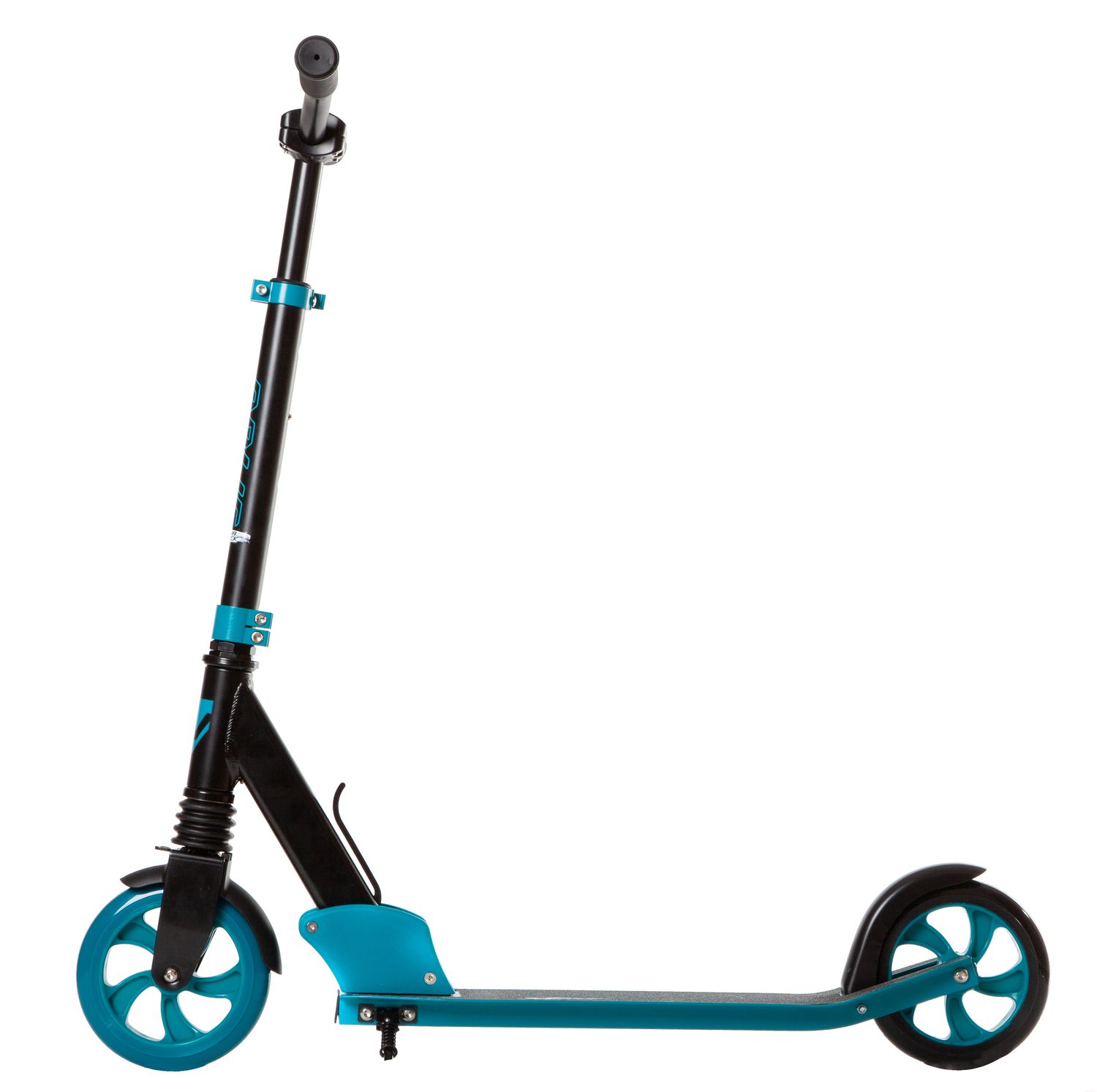 Самокат для детей NOVATRACK POLIS 230FS алюминий, передний амортизатор, складной, синий