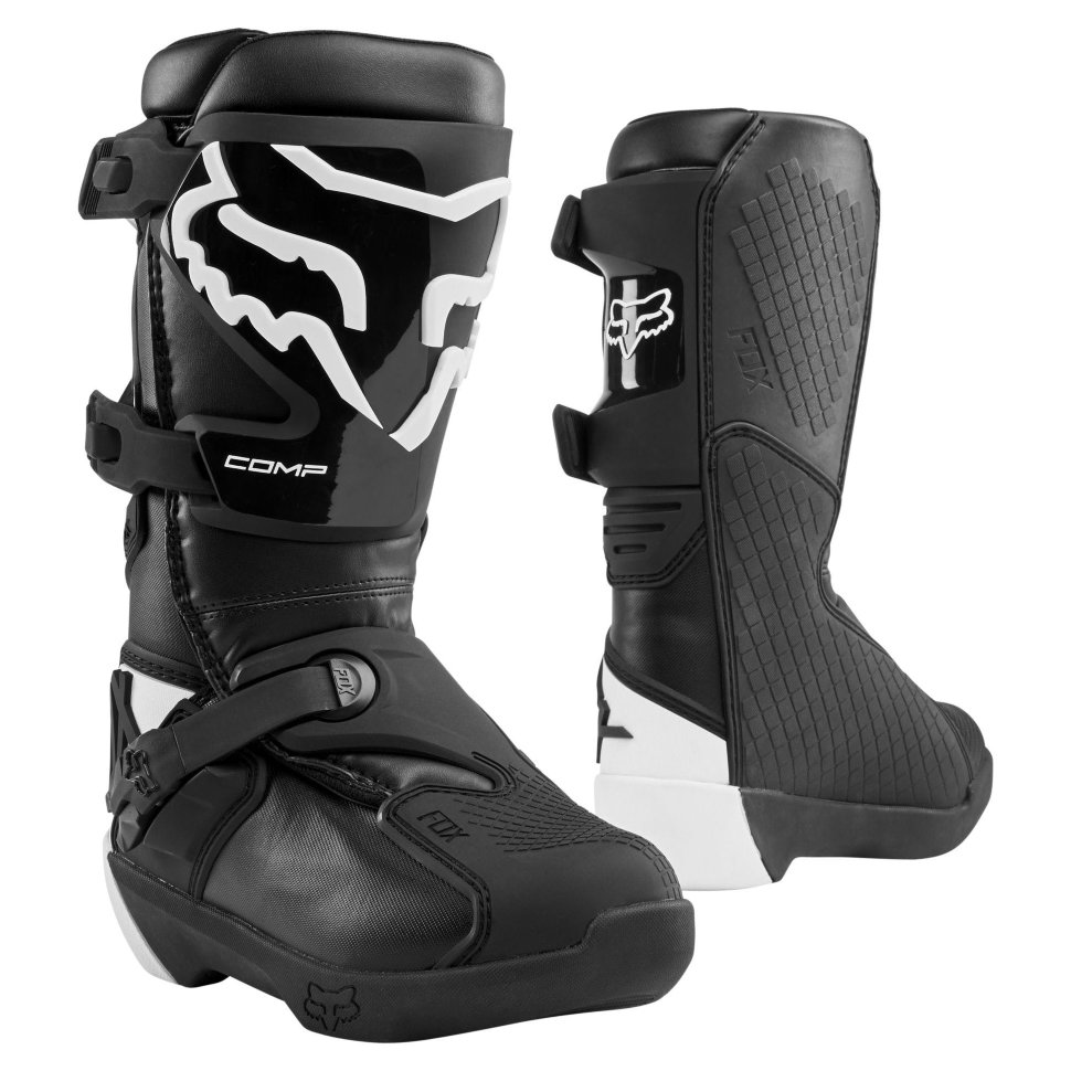 Мотоботы подростковые Fox Comp Youth Boot Black