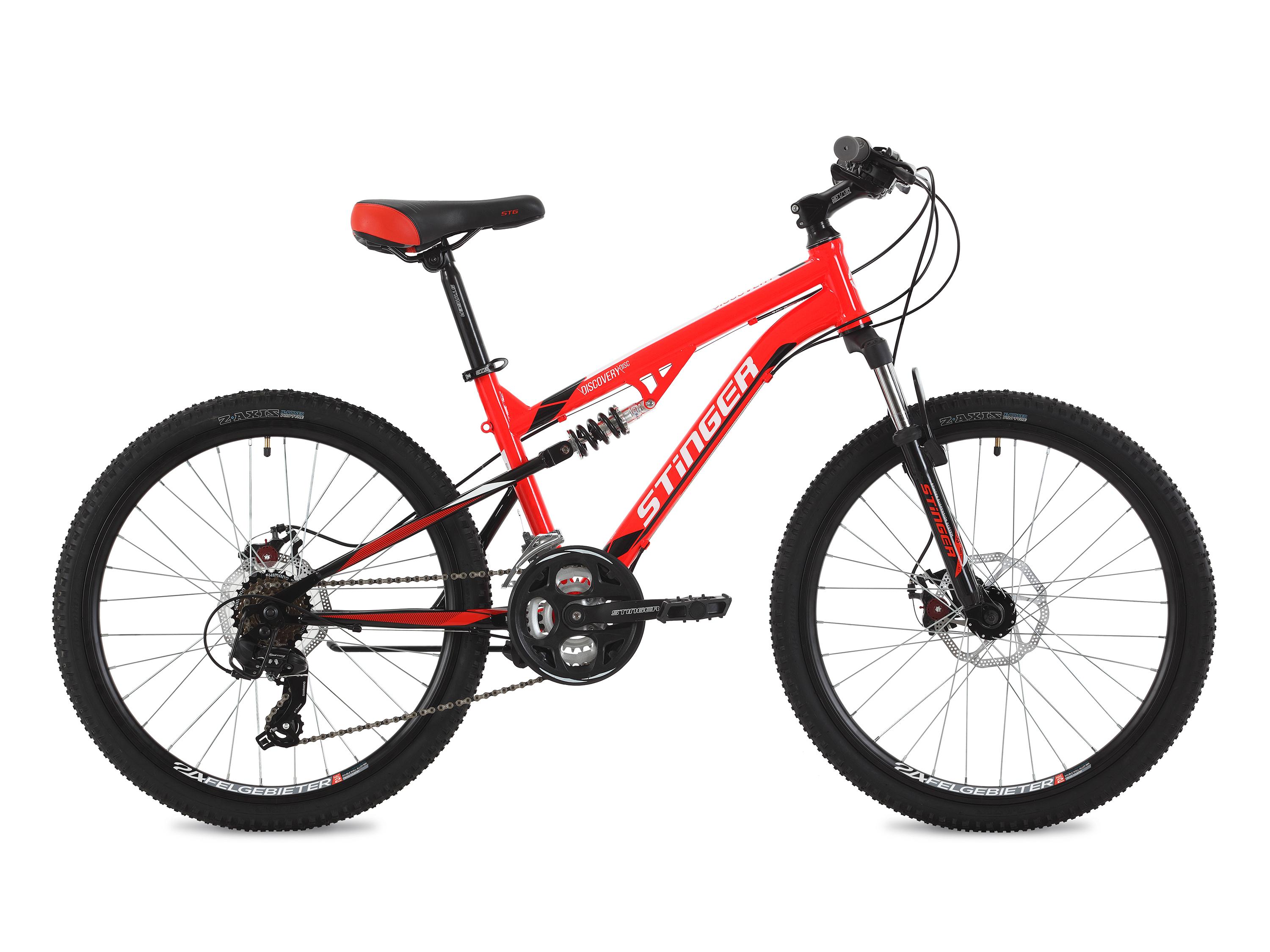 Велосипед Stinger 24" DISCOVERY D 14" красный