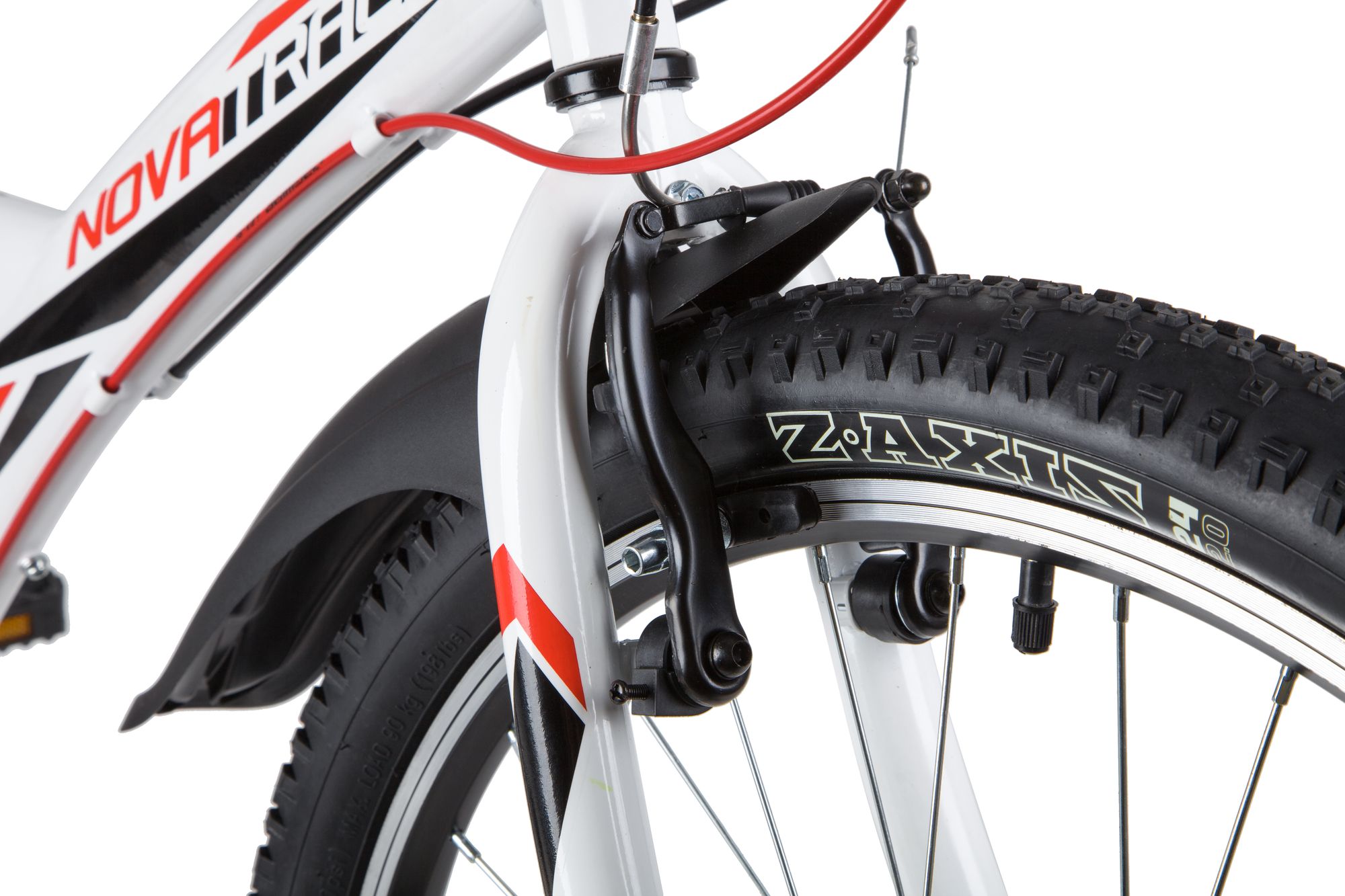 Велосипед NOVATRACK 24" RACER сталь.рама 12" ,белый, 6-скор, TY21/TS38/SG-6SI, V-brake#148088