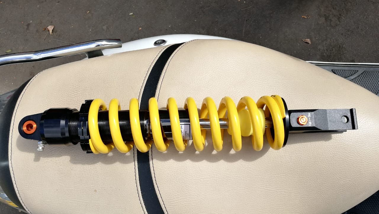 Амортизатор задний 450x12 одна регулировка вилка 23мм BSE J1, J2 Z3 Z3Y J1, J2LE Z10