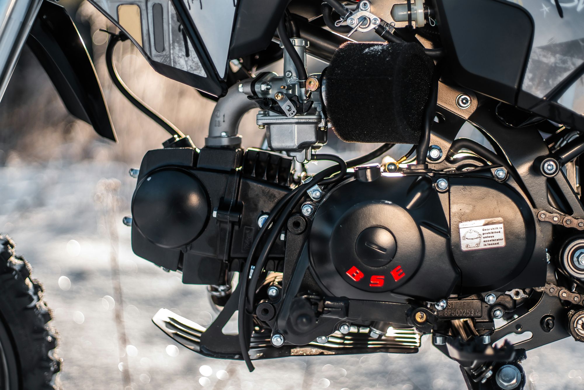 Двигатель в сборе 125cc ZS154FMI-2(BS125) el BSE EX