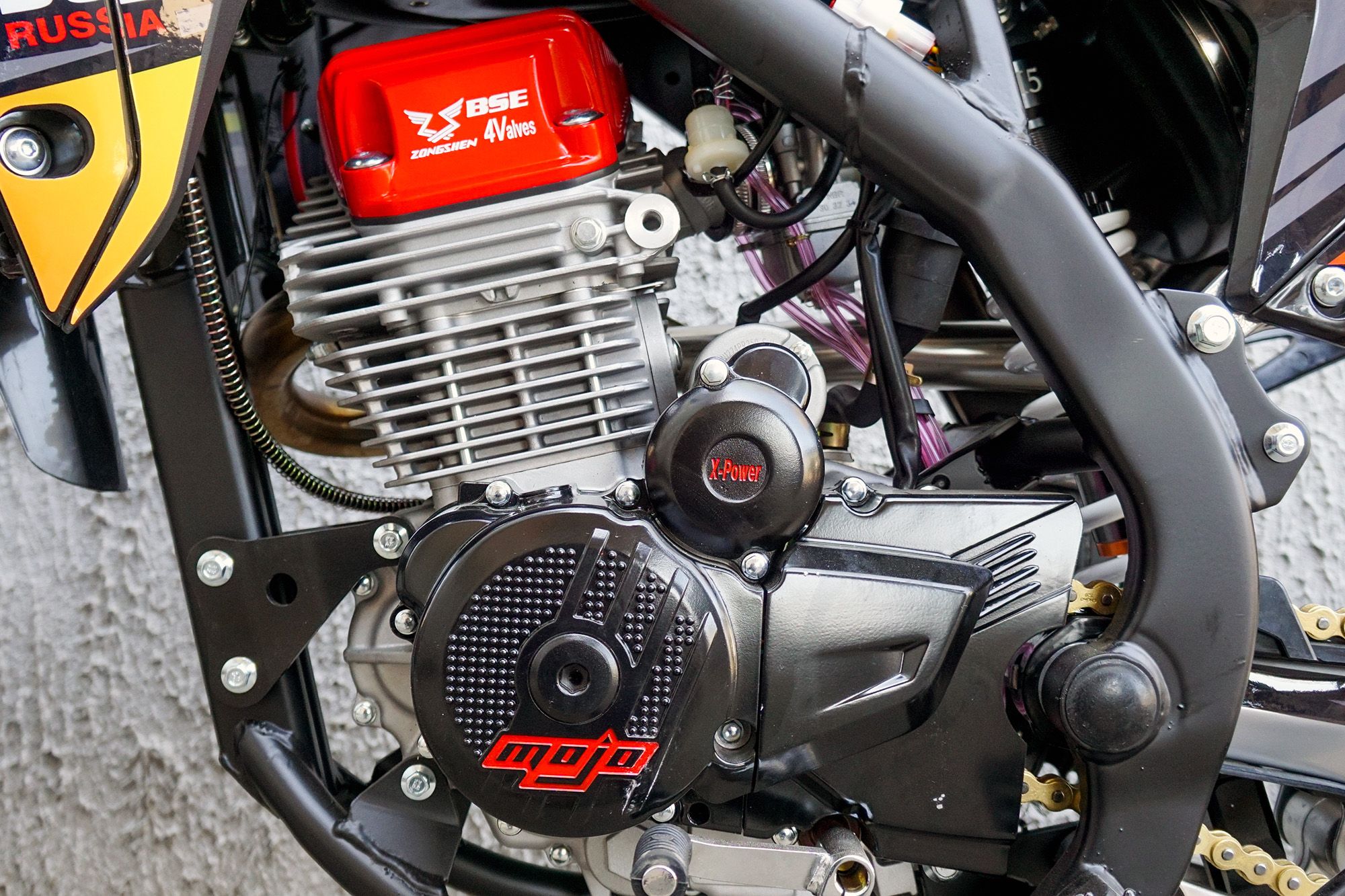 Двигатель в сборе 250cc 4V250RL 520x13T BSE Z5