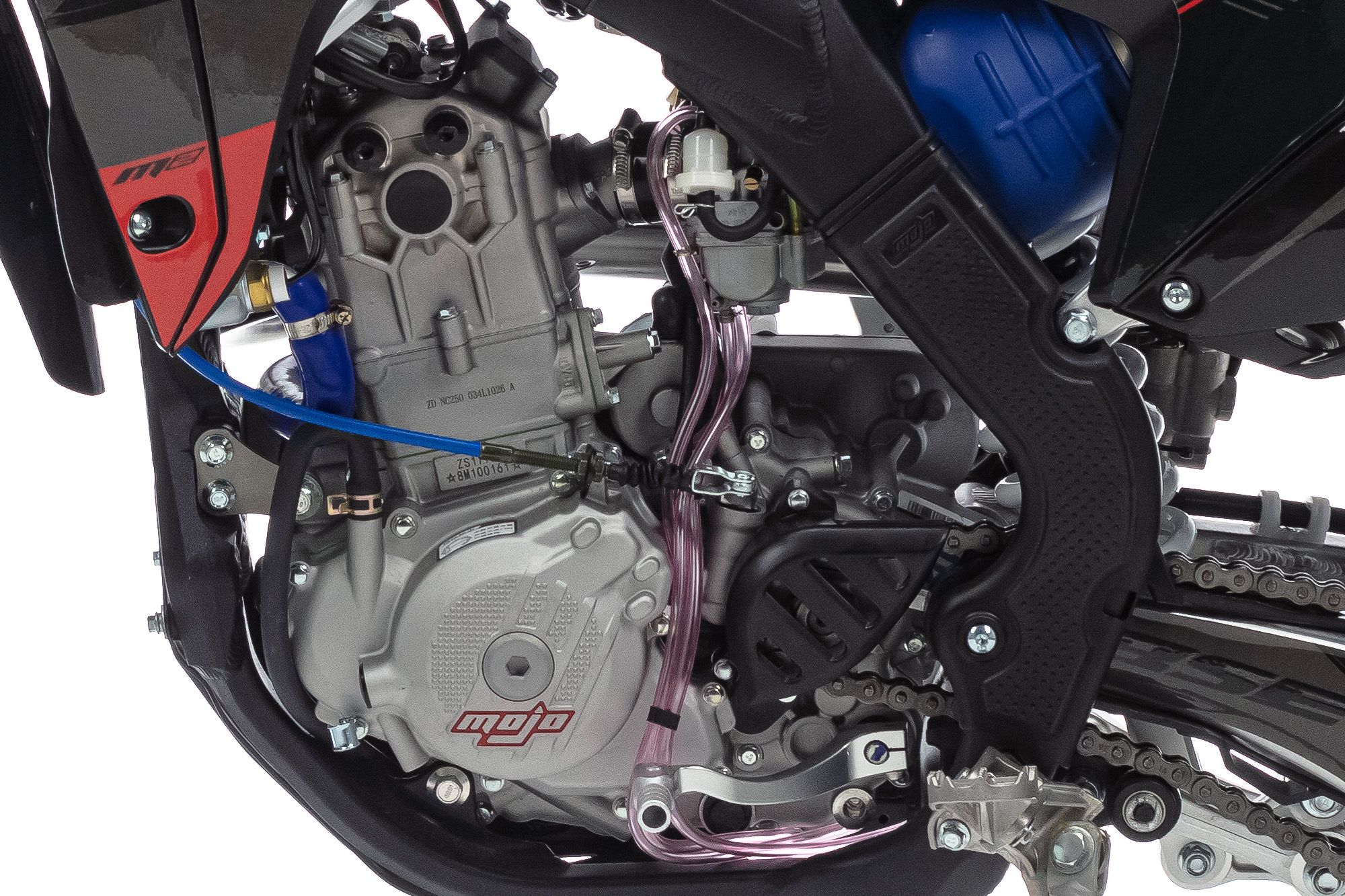 Двигатель в сборе 250cc ZS177MM(NC250) с линией индикации КПП BSE M2