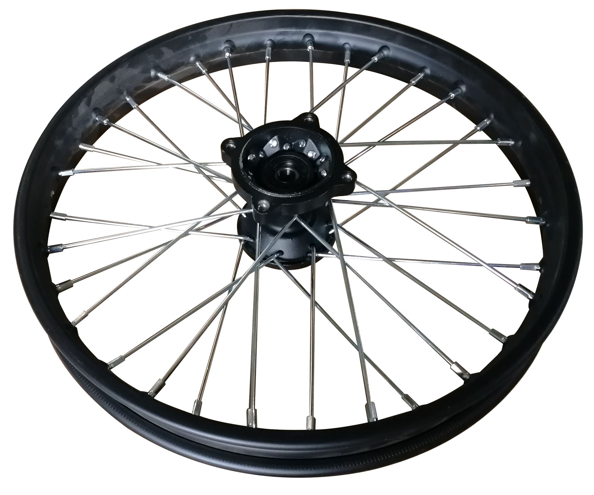 Диск колёсный передний 17" 1,6x17 [50-2F] 15мм 9K сталь чёрный BSE EX EXA125