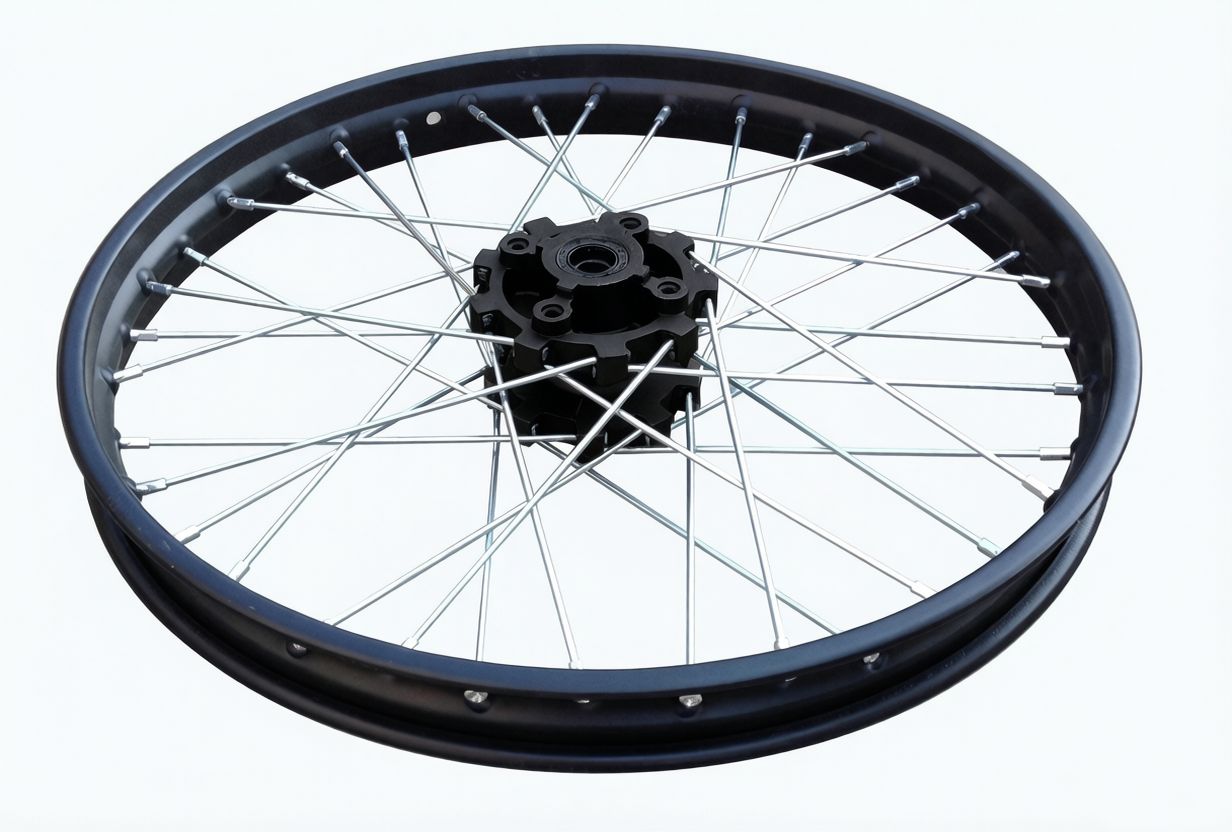 Диск колёсный передний 19" 1,6x19 [50-7F] 32H сталь черный + черный BSE PH 150E