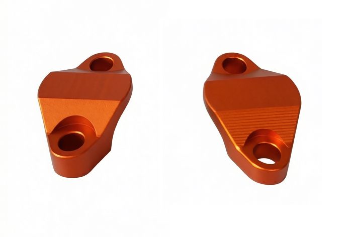 Крепление руля верхнее 28,5 CNC оранжевый BSE TS300R