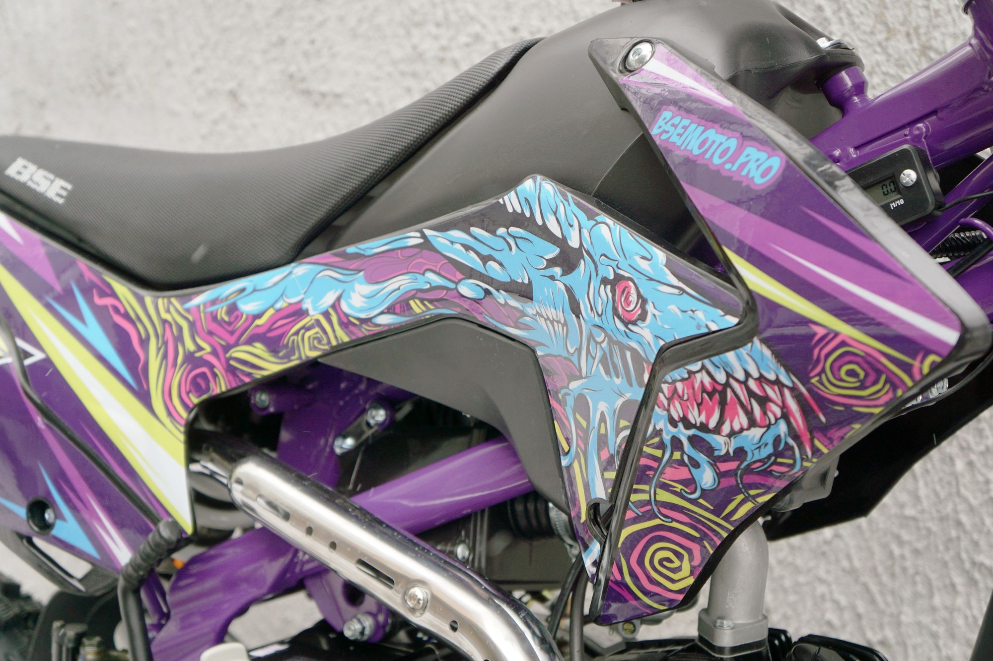 Наклейки BSE MX 125 Purple Dragon BSE MX