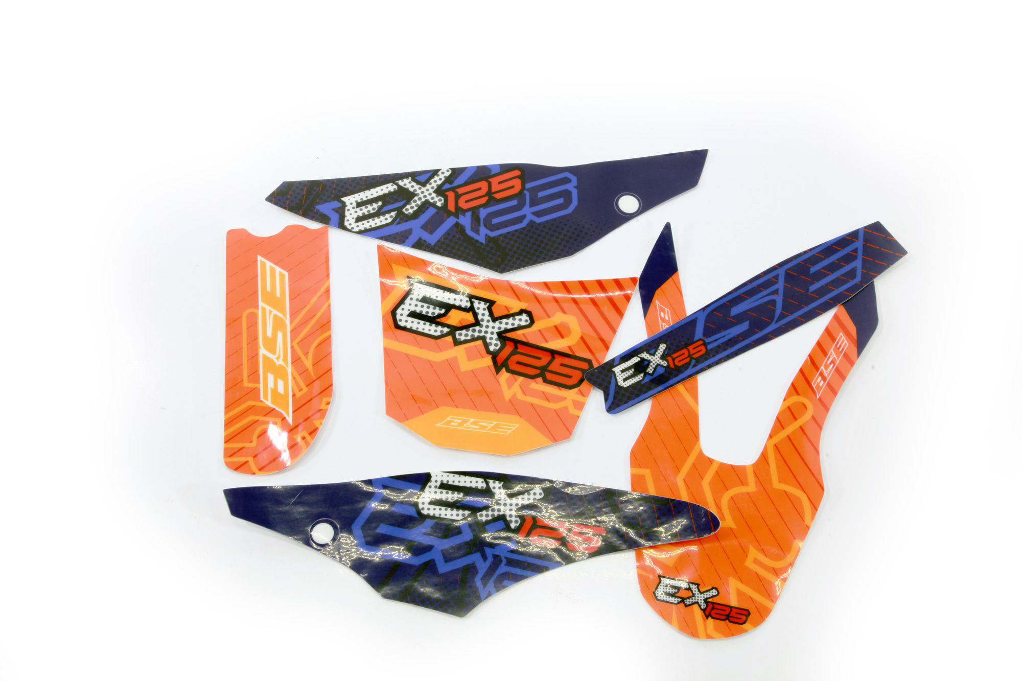 Наклейки BSE EX125 Blue Orange к-т BSE EX