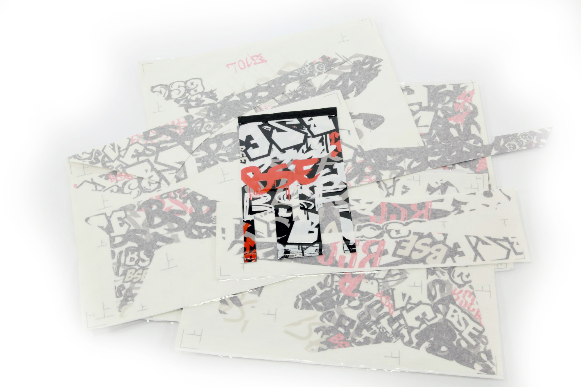 Наклейки BSE Z10 L Graffiti White BSE Z10L