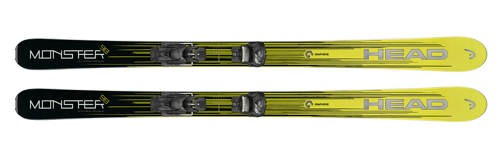 Горные лыжи HEAD 2018 Monster 98Ti + крепления
