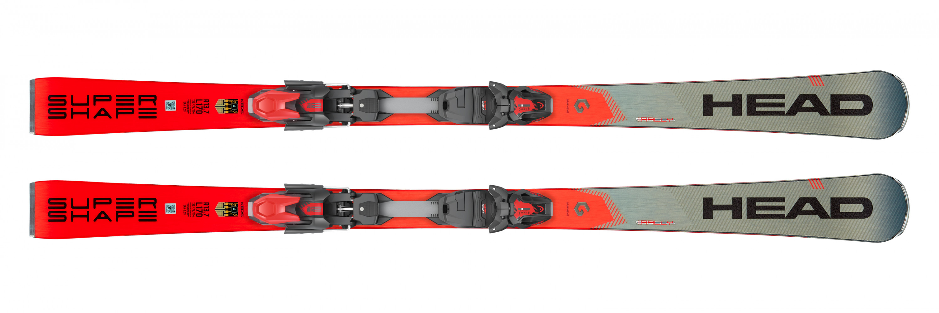 Горные лыжи HEAD 2020 Supershape i.Rally SW MFPR + крепления PRD 12 GW Brake 85 [F] grey/red