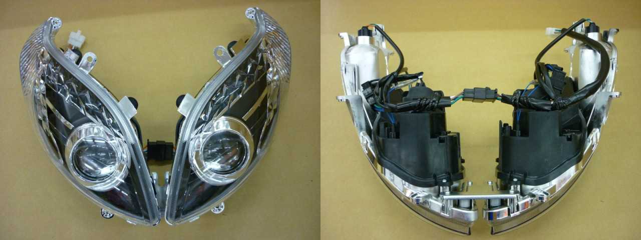 Блок фара передняя в сборе SYM