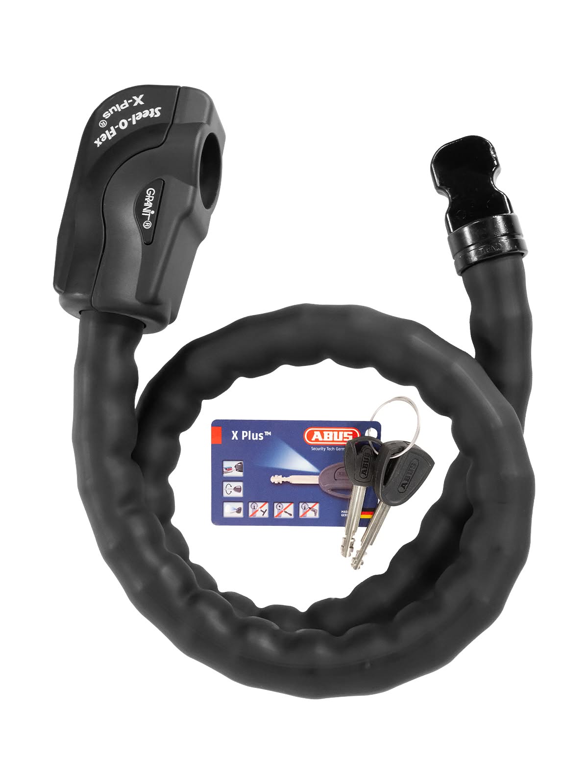 Замок вело ABUS GRANIT Steel-O-Flex X-Plus