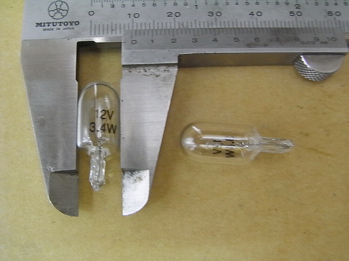 Лампа габарита 12в 3,4вт SYM