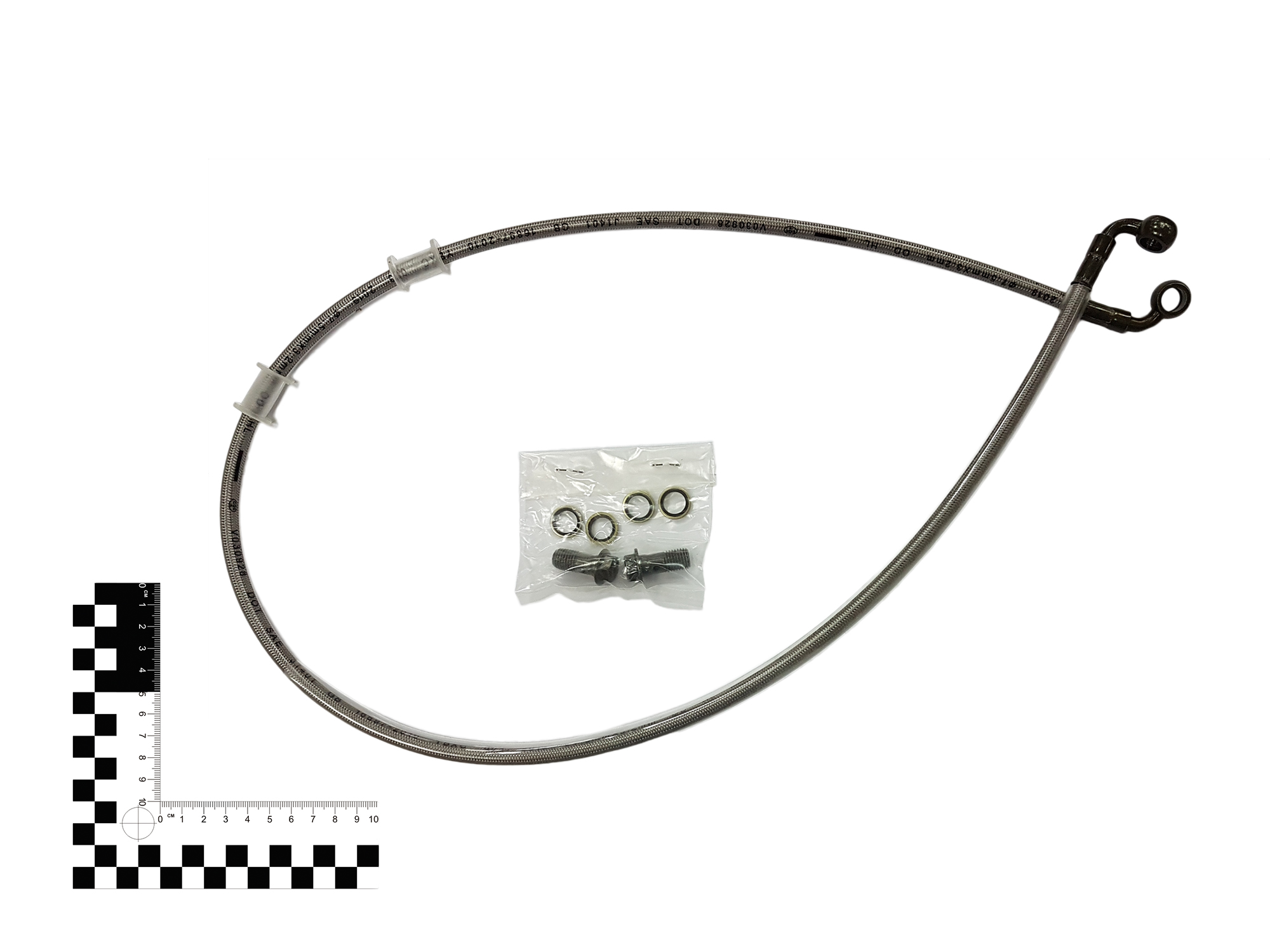 Шланг тормозной передний 1050мм BSE EVO