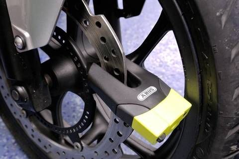 Замок мото Abus GRANIT Quick 37/60HB50 Mini 11 мм желтый 15 уровень