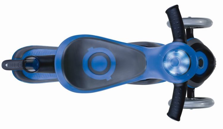 Трехколесный самокат Globber-трансформер GO UP COMFORT PLAY LIGHTS синий