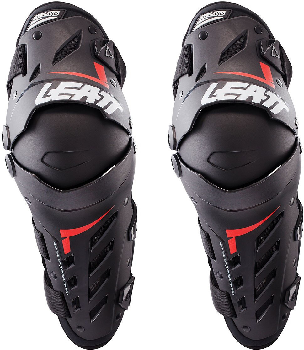 Наколенники Leatt Dual Axis Knee & Shin Guard Black/Red