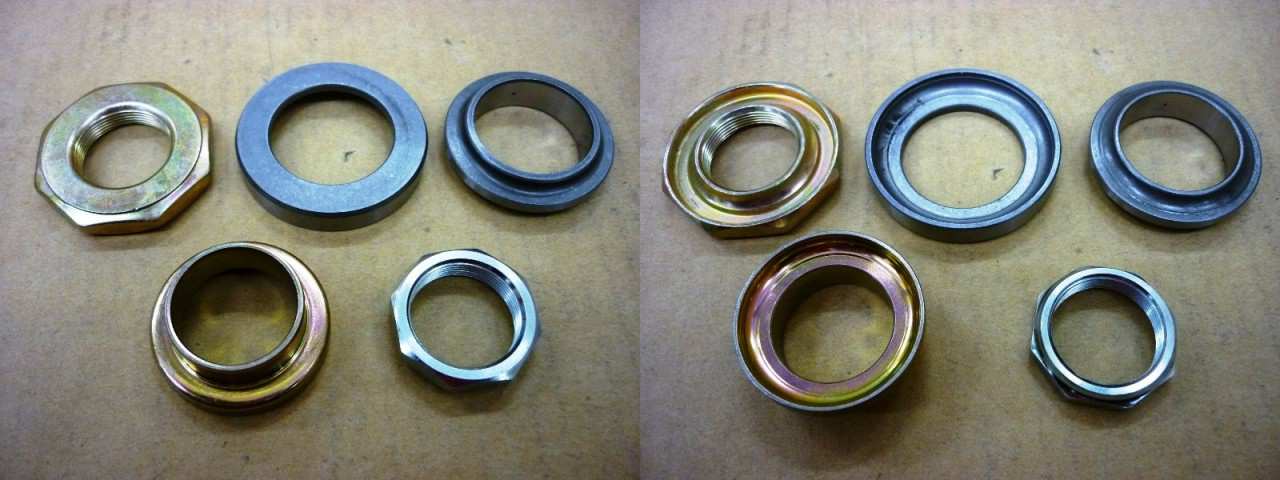 Кольца подшипника рулевой колонки к-т SYM