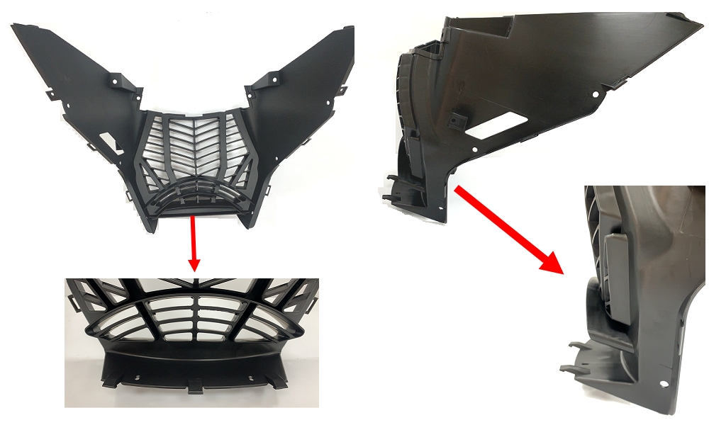 Облицовка радиатора BK-001U SYM