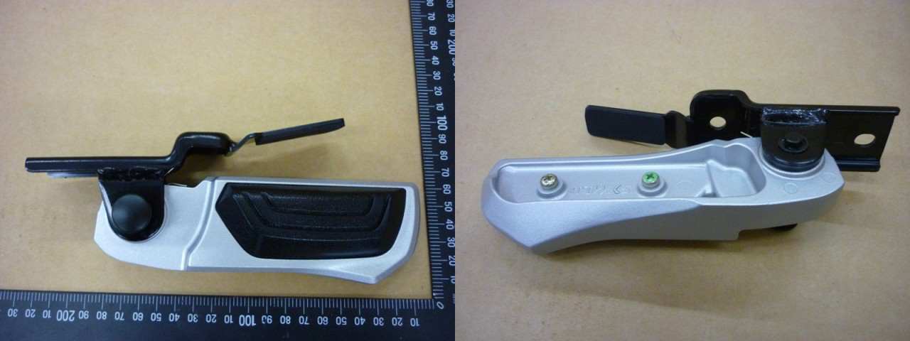 Опора для ног левая SYM