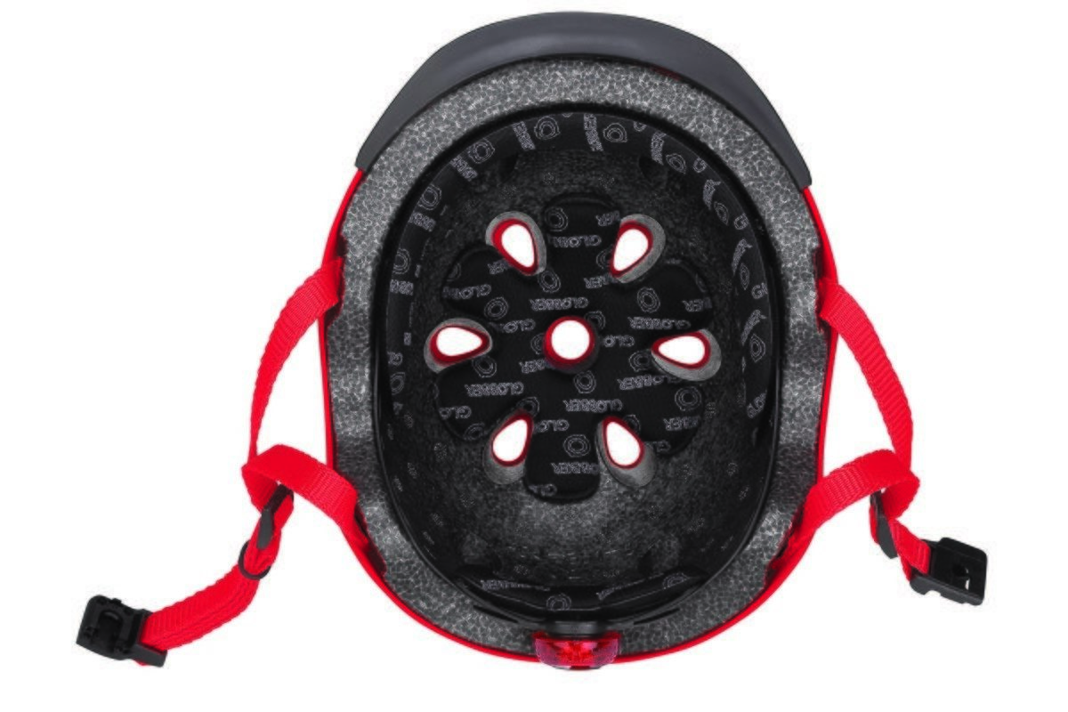 Велошлем ELITE LIGHTS XS/S (48-53CM) красный