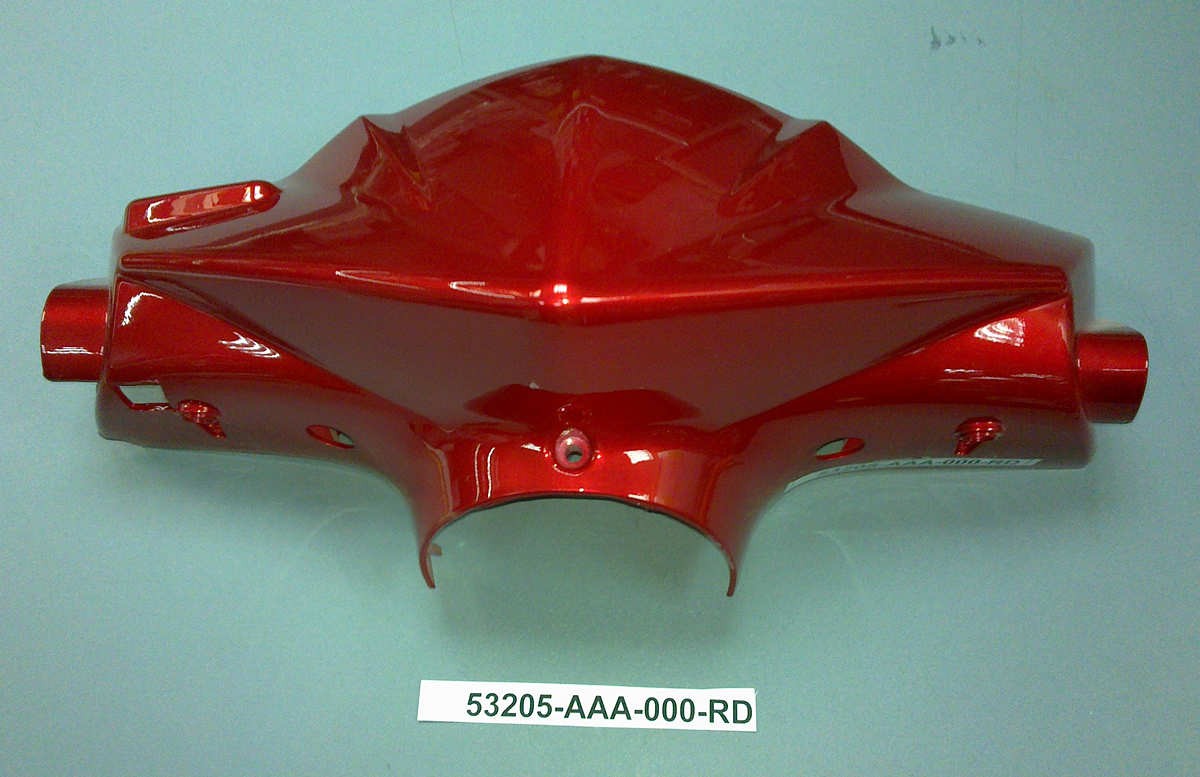 Облицовка руля передняя красный (R-010CA) SYM