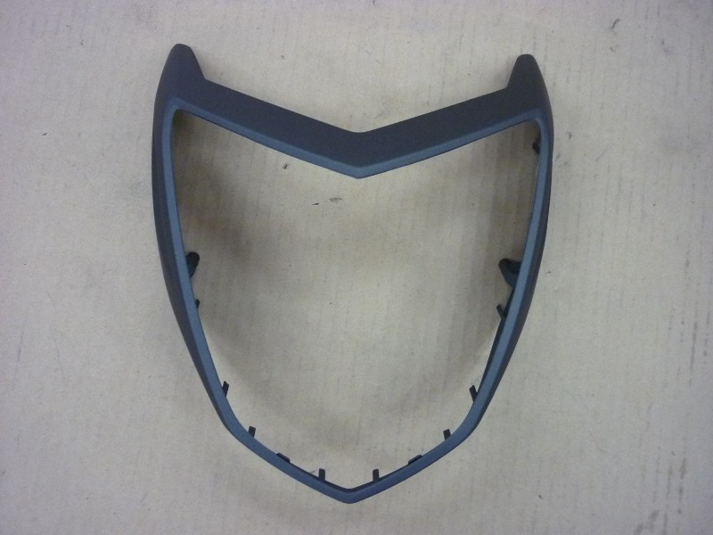 Облицовка руля передняя матовый черный_GY-7450U SYM Wolf 250