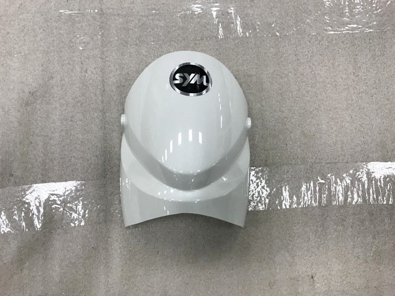 Облицовка руля передняя белый_WH-011S SYM