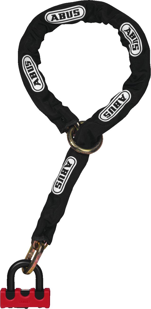 Замок мото Abus GRANIT Power XS 67 /105HB50 красный + 10KS120 черный 15 уровень