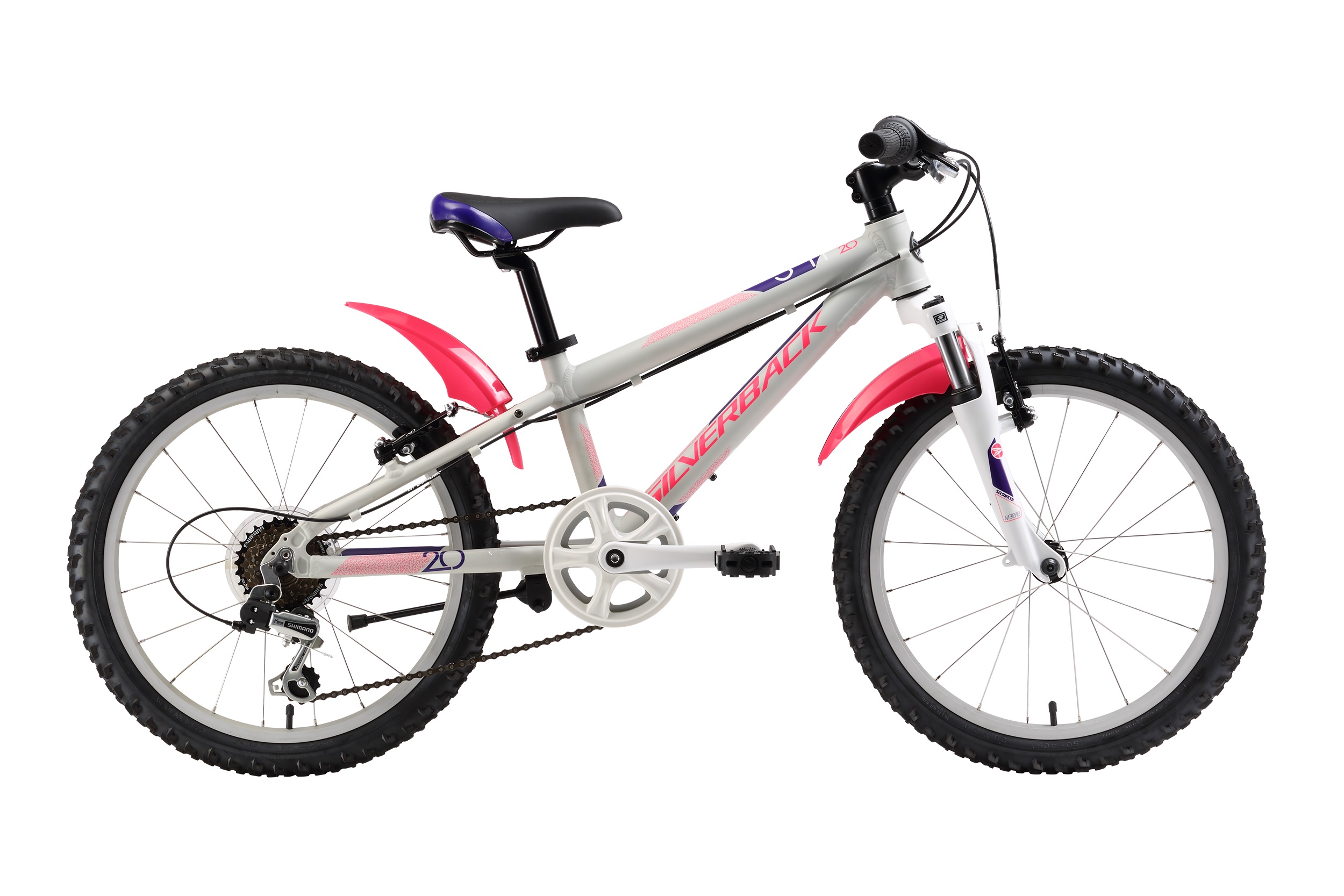 Велосипед Silverback 2017 SENZA 20 Серый/Фиолетовый/Розовый