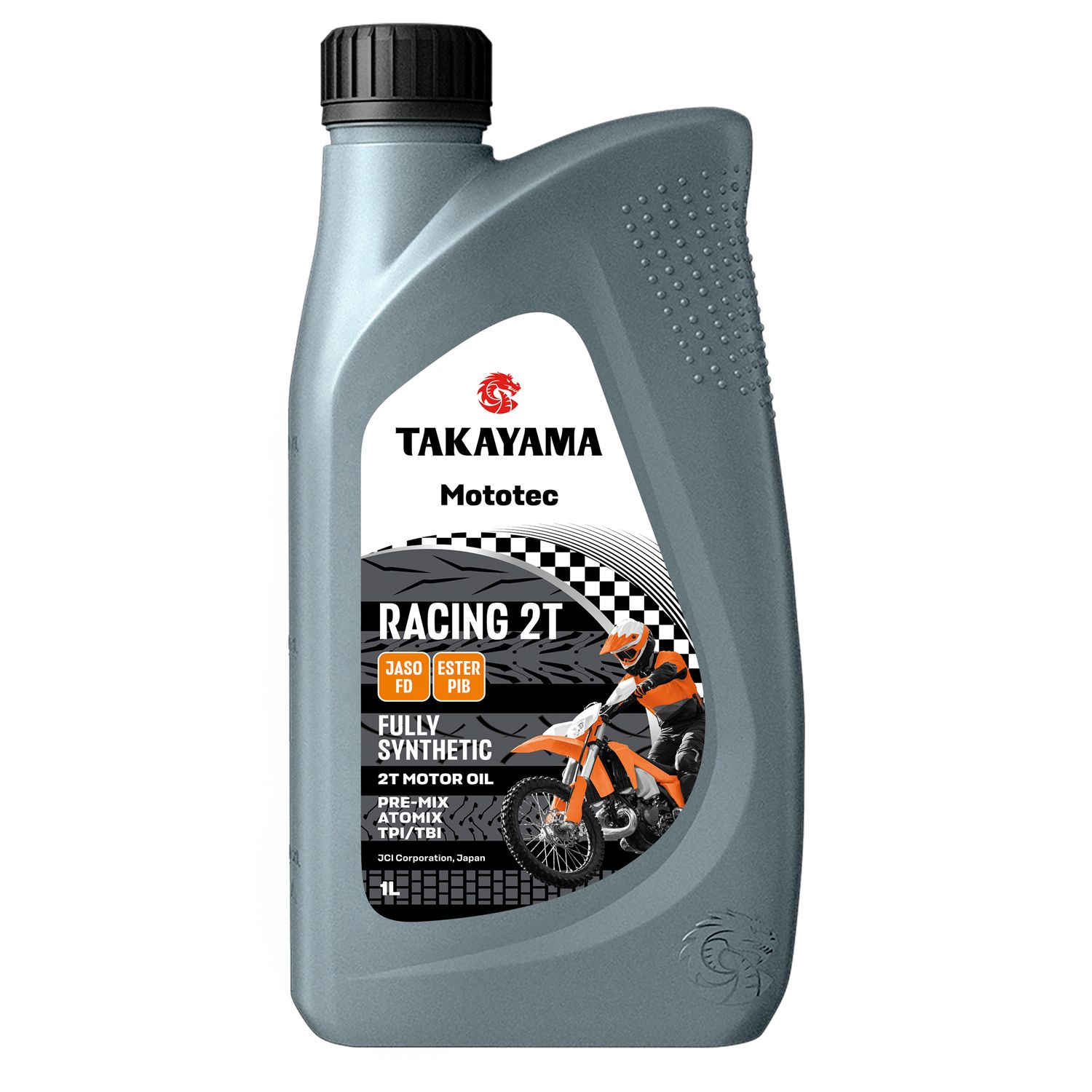Масло моторное Takayama Mototec Racing 2T API TC JASO FD 1л