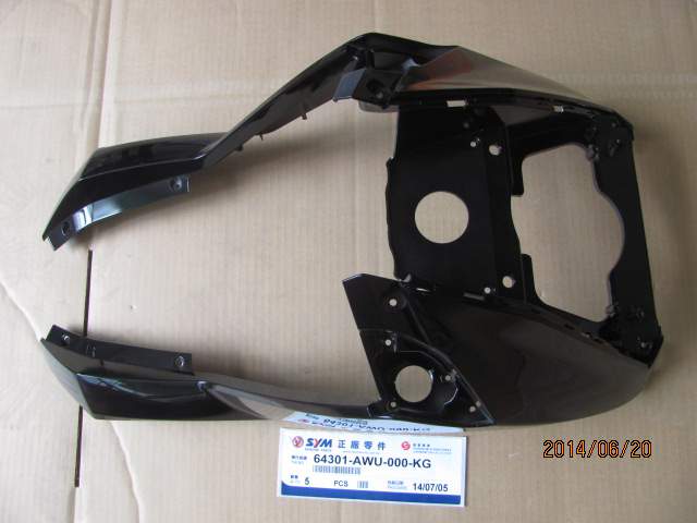 Облицовка передняя Crox 125 (черная) SYM