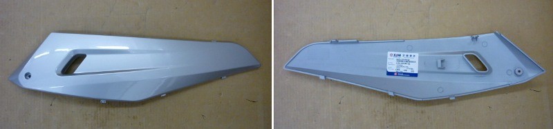 Облицовка декоративная левая серебристый_S-421S-D SYM Citycom